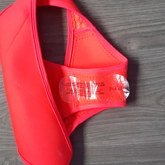 Neon Pink Crochet Bikini Bottom - Picture 3 of 3